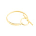 gold fine t-lock bracelet