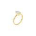gold mother of pearl ring