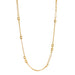 gold playful chain necklace