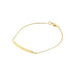 gold semi flex bracelet
