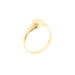 gold simple signet ring