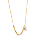gold statement baroque pearl necklace