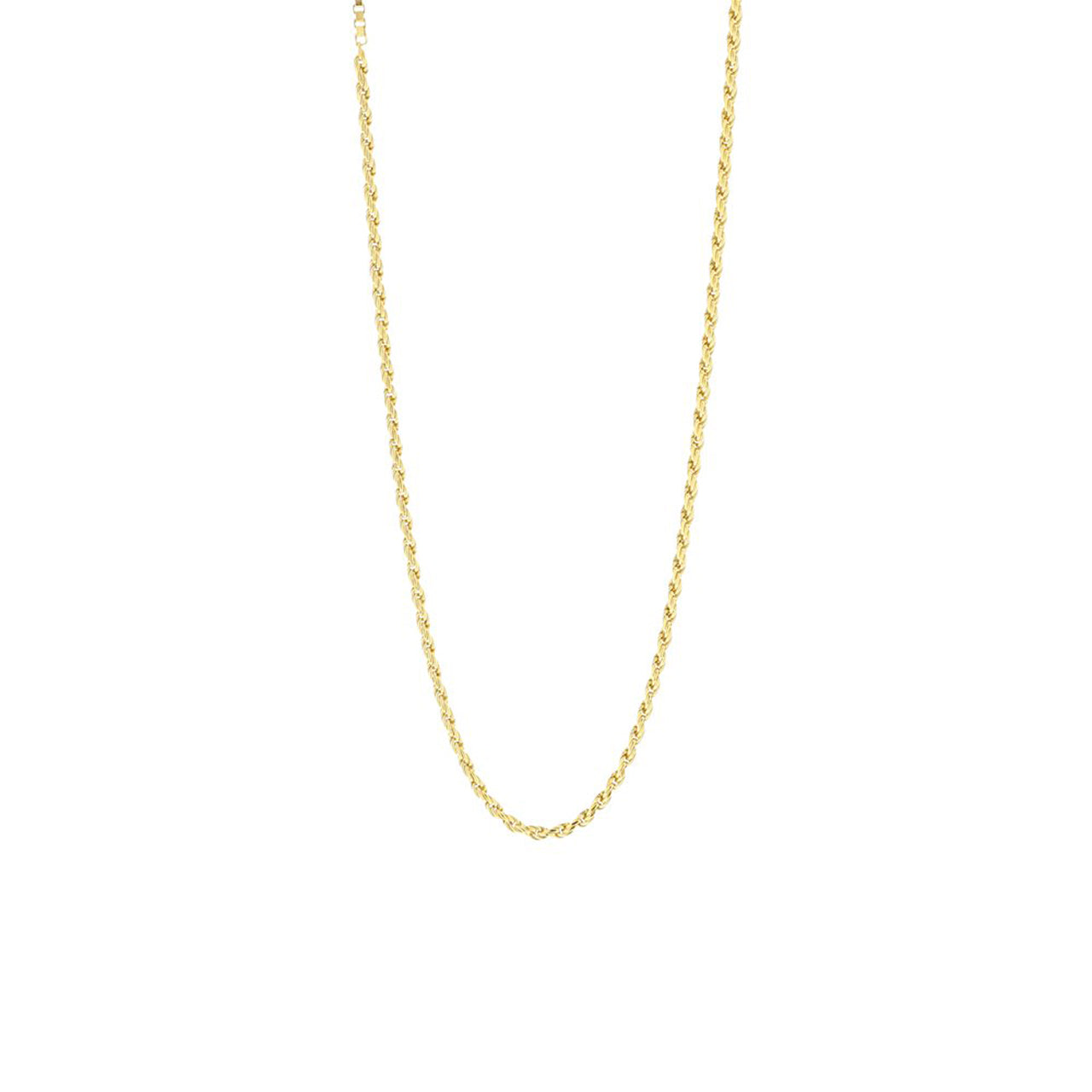 gold subtle link necklace