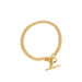 gold t-lock bracelet