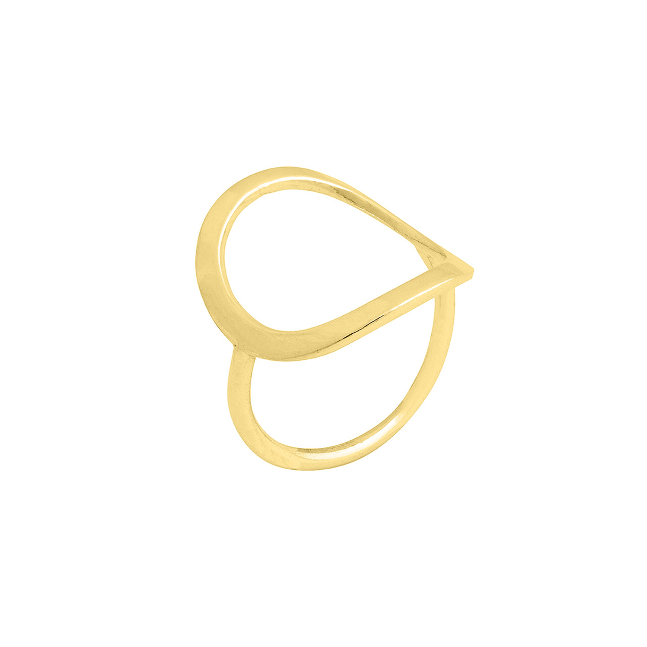 goldplated bowl ring