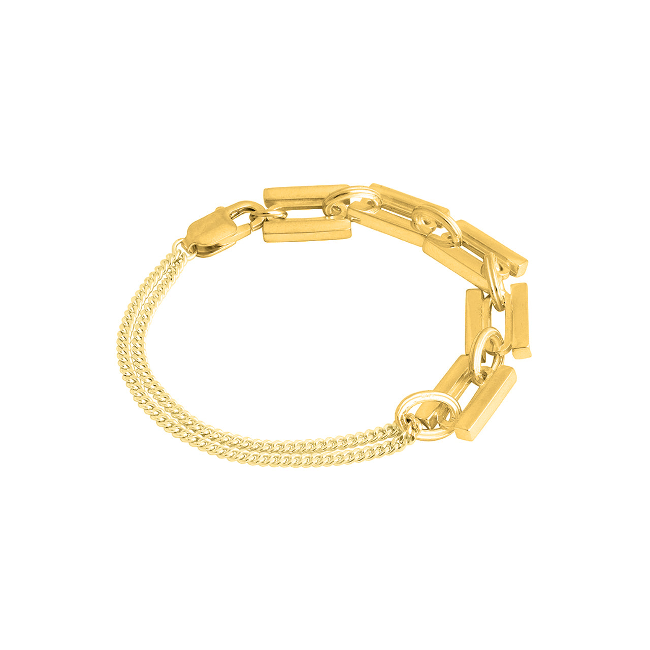 goldplated equal bracelet