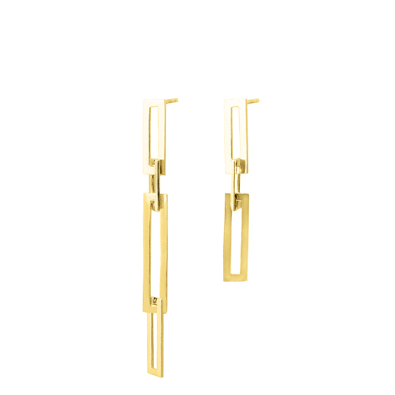 goldplated minus earrings