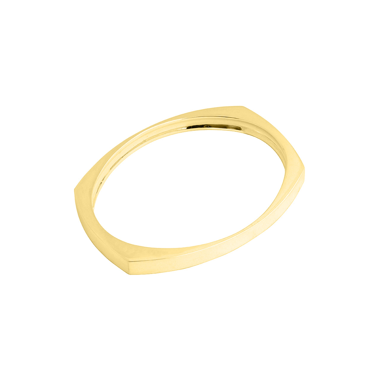 goldplated swash bangle