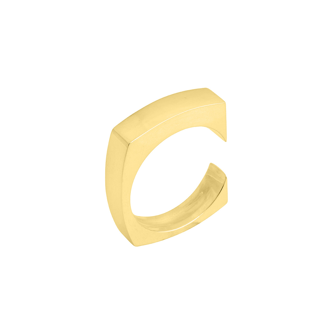 goldplated swash ring