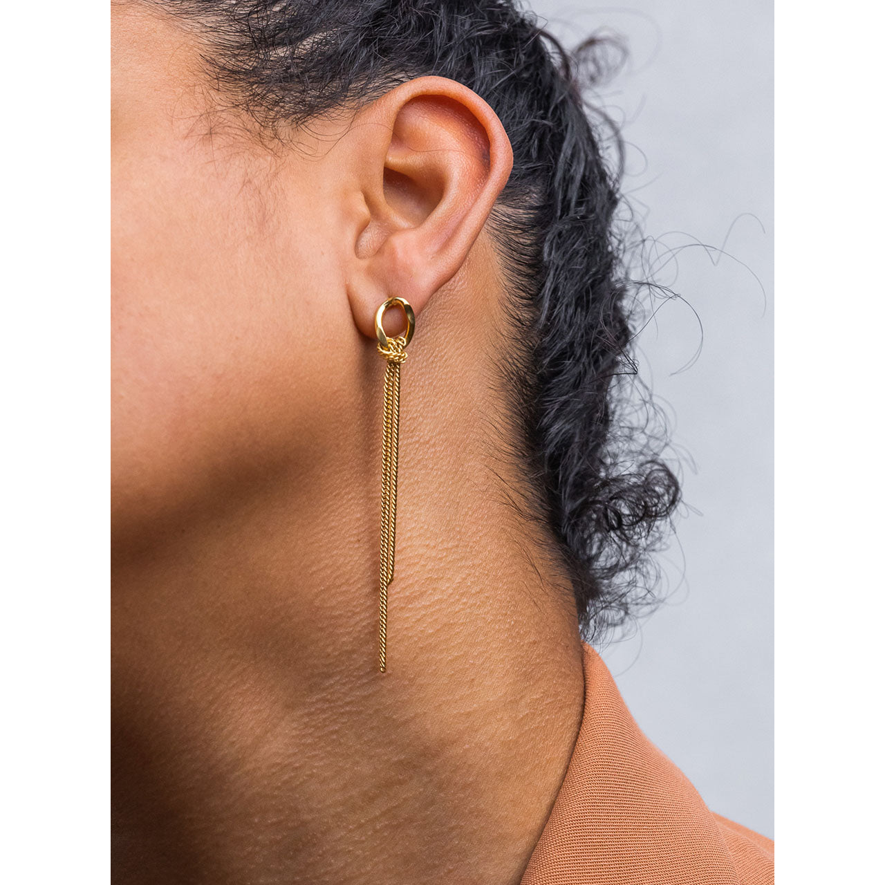 long flex post earrings