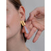 tilde drop earrings with opalite