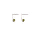 silver agate earrings