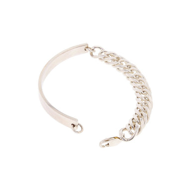 silver semi flex link bracelet