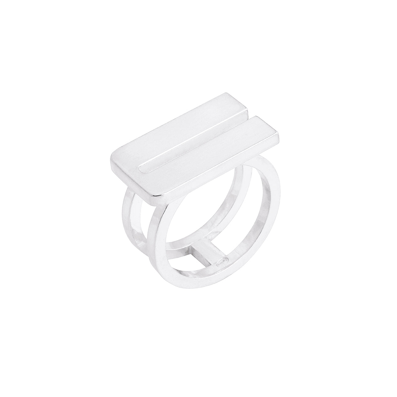 silver tilde ring