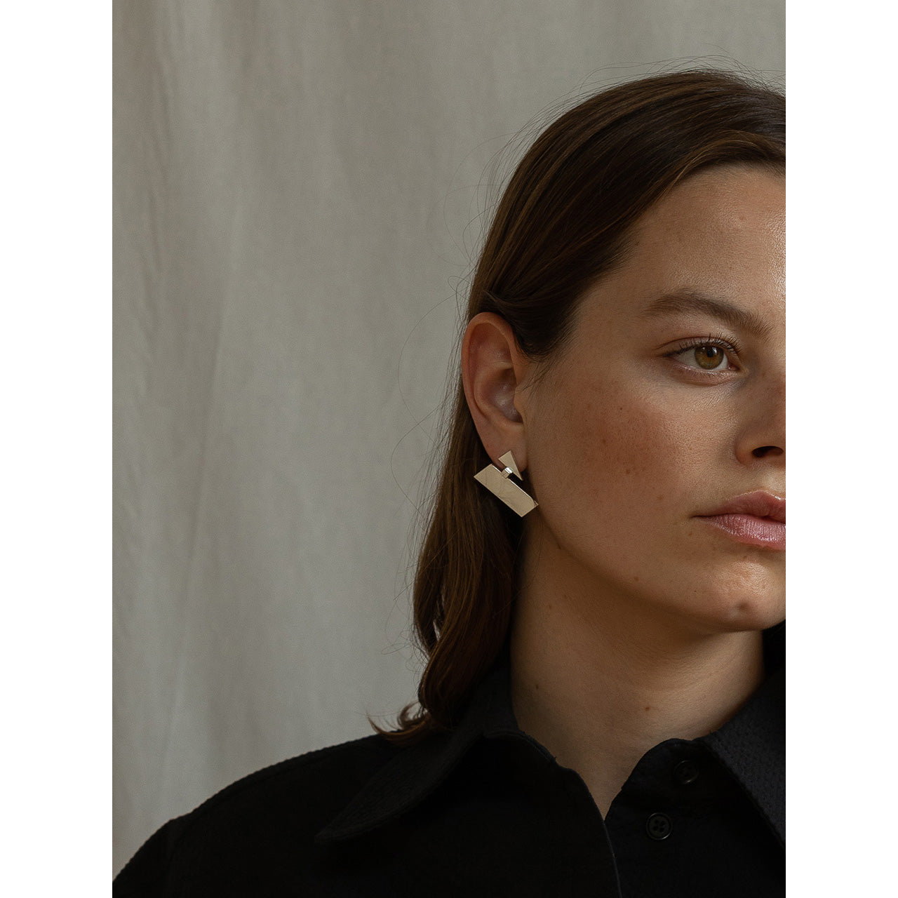 slab statement earrings